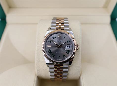 rolex wimbledon 36 rose gold